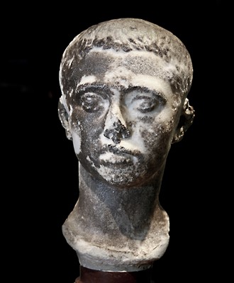 Stained bust of Brutus
