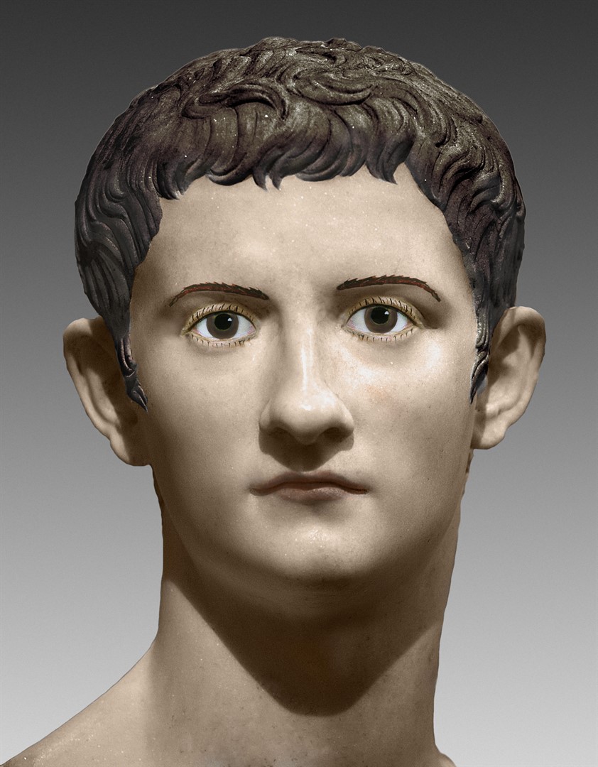 Marble portrait of Caligula