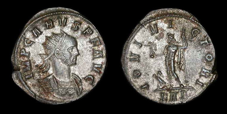 Emperor Carus Coin Portrait