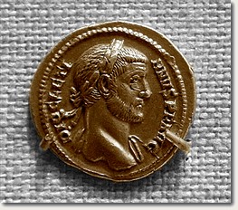 Gold Aureus of Diocletian